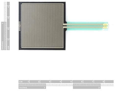 Square Force-Sensitive Resistor