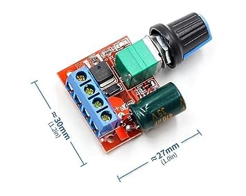 DC 4.5-35V 5A Speed Control Switch