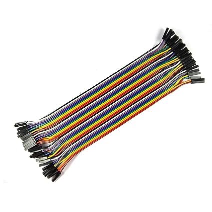 M-F Jumper Wires 20cm (40pcs)