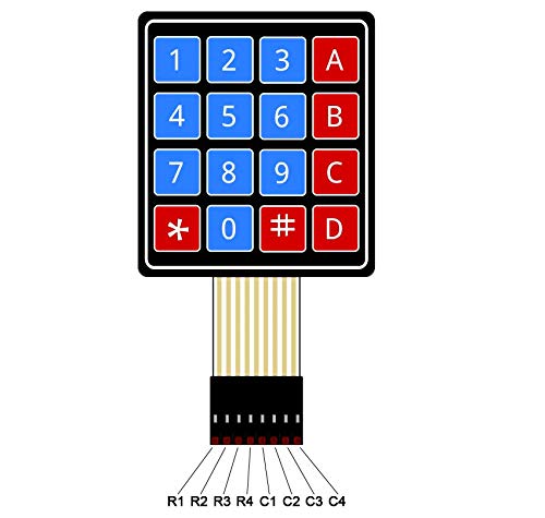 4×4 Matrix Keypad Membrane