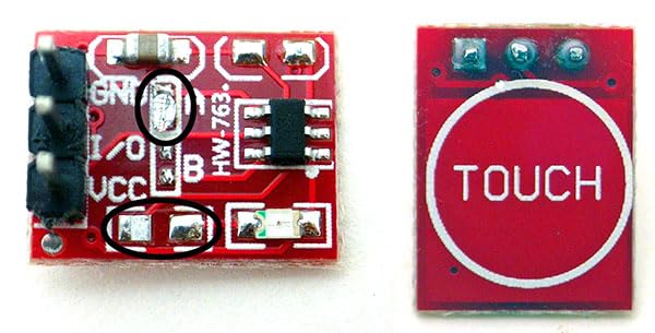 TTP223 RED Touch Sensor