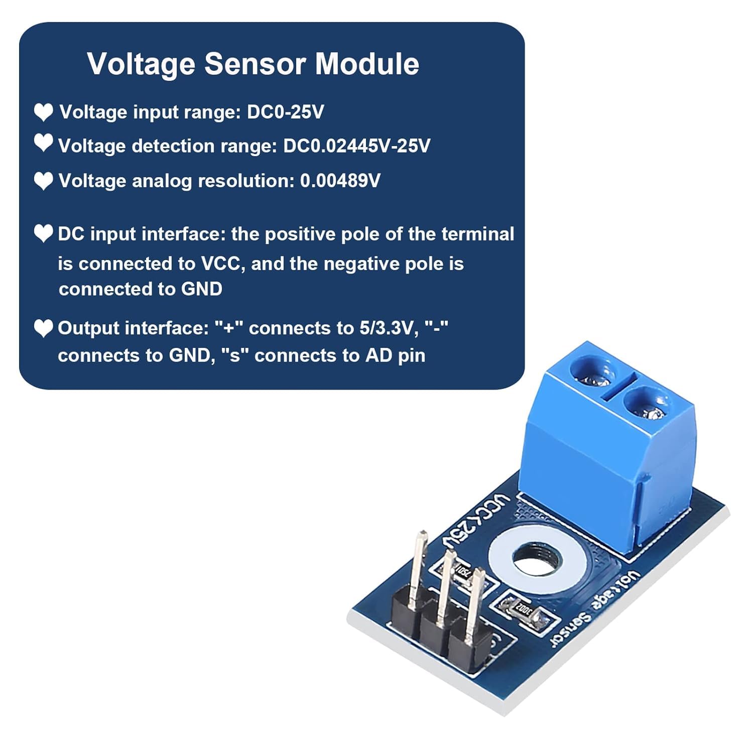Voltage Sensor Module 25V