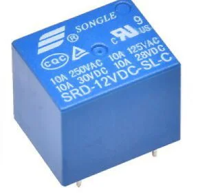 SPDT 12V PCB Relay Sugar Cube