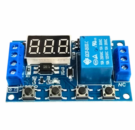 6-30V 1-Channel Adjustable Timing Relay Module