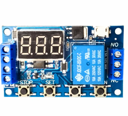 6-30V 1-Channel Adjustable Timing Relay Module