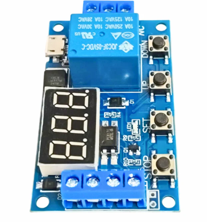 6-30V 1-Channel Adjustable Timing Relay Module